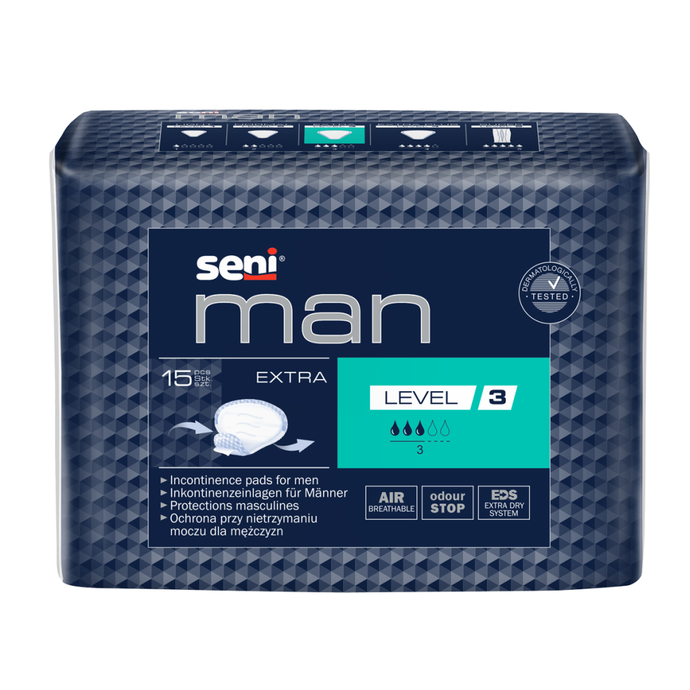 Seni Man Extra, Inkontinenzeinlagen für Männer