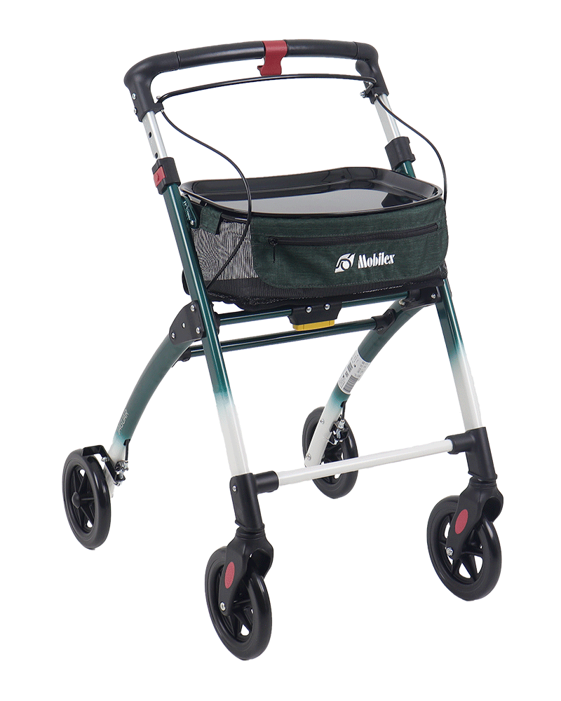 Jaguar Indoor-Rollator, Grün-Weiß Jaguar Indoor-Rollator, Grün-Weiß